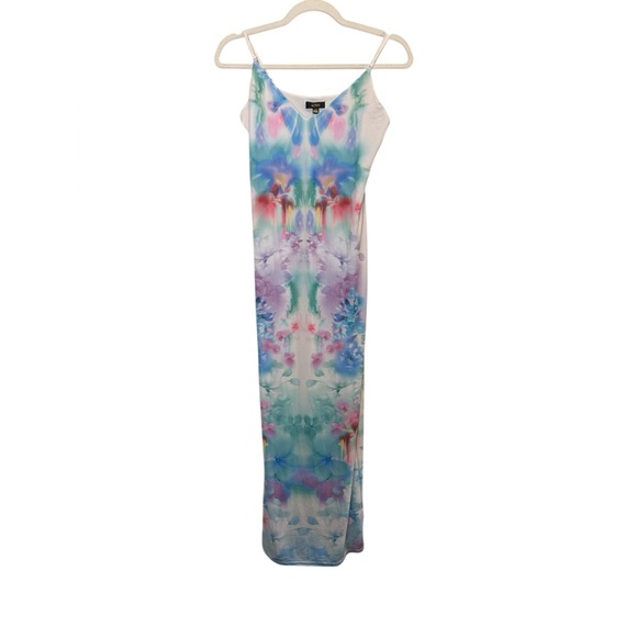 AFRM Dresses & Skirts - AFRM Multicolor Body-con Party Resortwear Maxi Slip Dress sz L